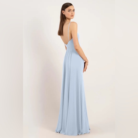 Jenny Yoo Renee dress, whisper blue color, size 6. New with tags! - Picture 4 of 5